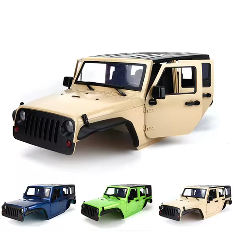 TBSCRC Unassembled 12.3inch 313mm Wheelbase Body Car Shell for 1/10 RC Crawler Axial SCX10 & SCX10 I