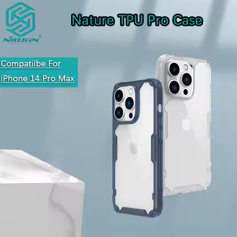 for iPhone 14 Pro Max Case/14 Plus/14+ Nillkin Nature TPU Pro Case Transparent hard TPU+PC case phon