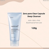 New medicube Zero Pore Clear Blue Capsule Facial Deep Cleanser for Skin Texture, Blackhead & Pore Ca
