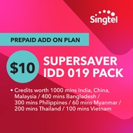 Singtel SuperSaver IDD 019 Pack