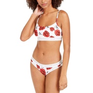 [Calvin Klein] CK ONE CK One Cotton Unlined Charming Roses Bra and Shorts Set