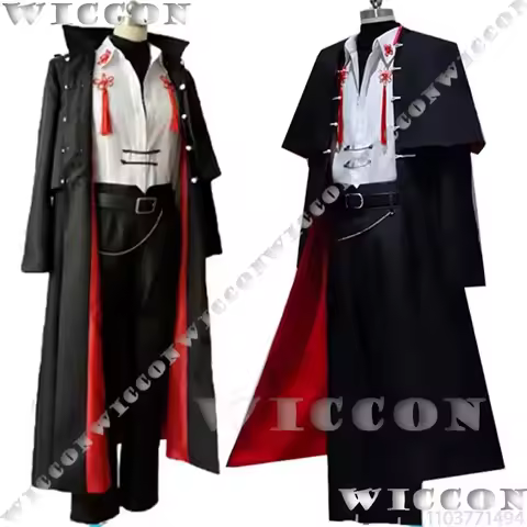 Link Click Vein Costume Cosplay Prop Long Wig Xiao Weiying Coat Pants Men Holloween Roleplay Bridon 