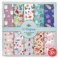 Ina Creative Origami Paper Motif 15x15 cm 10 patterns (50 sheets) origami paper square