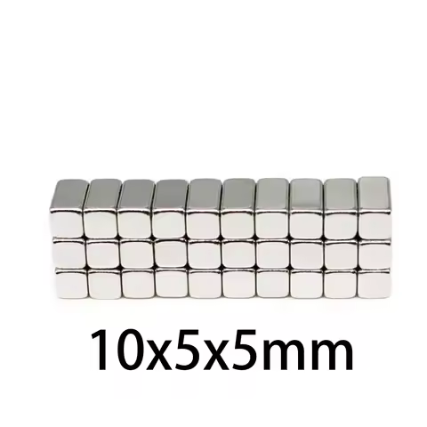 N52 10x5x1 10X5X2 10X4X2 Rectangle Square Neodymium Bar Block Strong Magnet Search Magnetic Industri