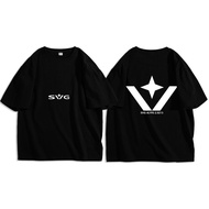 (In Stock Locally) SvG T-shirt Korean Style T Shirt Man Pure Cotton Cool and Comfortable Creation Gr