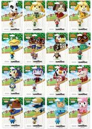 AMIIBO 動森正版日版 動物之森 西施惠冬裝夏服 NS大全套16只