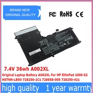 A002XL Laptop Battery AO02XL For HP ElitePad 1000 G2 HSTNN-LB5O 728250-1C1 728558-005 728250-421