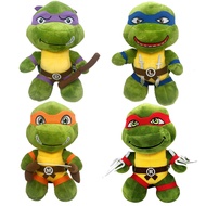 ตุ๊กตานินจาเต่าตุ๊กตาอะนิเมะเกม TMNT LEO raph Mike Don ตุ๊กตาสัตว์ตกแต่งของเล่นสำหรับเป็นของขวัญวันเ