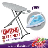 Elianware x SoClear 3 Way Use Mesh Iron Board 38 [Free Tefal Steam Iron]