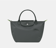 New 100% Genuine goods longchamp Le Pliage Green Handbag S foldable green short handle waterproof Canvas Shoulder Bags small size Tote Bag L1621919P66 Graphite color