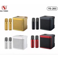 Microphone Dual YS-203 Karaoke Bluetooth K Song All-in-One Microphone Hot Sale Wireless Set Audio Sp