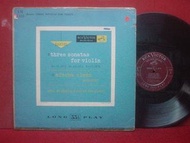 MISCHA ELMAN - HANDEL THREE SONATAS FOR VIOLIN 黑膠唱片 頭版 RCA LP
