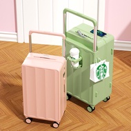 【1994HOME】Wide Trolley Luggage New Style Strong Durable Boarding Case 20 Inchs Silent Universal Whee
