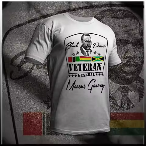 Black History T Shirt Marcus Garvey Panafrican melanin Roots African Pride tee