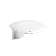 KOHLER Airfoil soap dish โคห์เลอร์ ที่วางสบู่แบบตั้งพื้น รุ่นแอร์ฟอยล์ K-37065X-CP (อ่างล้างหน้าห้อง