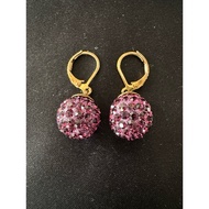 Kirks Folly Crystal Ball Earrings