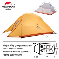 TENDA CAMPING 210T NATUREHIKE TENT CLOUD UP 2 2018 NH17T001-T-HikeZone
