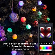 E-commerce New Products G40 Symphony String Lights Bluetooth APP Point Control g40 String Lights Gar