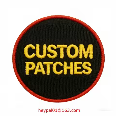 Personalized Custom Embroidered Paches Towel Chenille Patches Iron on Self Adhesive Backing Sewing H
