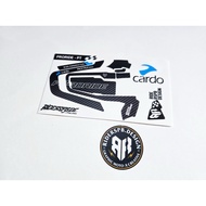 PRORIDE PT - STICKER DECAL SKINCOVER GARSKIN INTERCOM CARDO PACKTALK BOLD