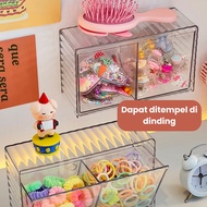 Inaso Rak Tempel Dinding Aksesoris Holder Gantung Perhiasan Tempa Kosmetik Make Up Transparan Kerja 