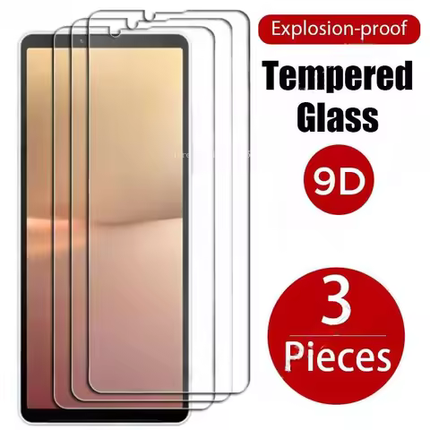 3PCS Tempered Glass For Sony Xperia 10 V Xperia 5 Xperia10 III Lite 1 V IV III 10 Plus 5 III 10IV Sc
