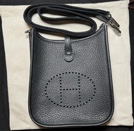 Hermes Mini Evelyne 黑銀