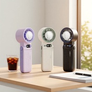 TF30 Ultra Turbo Jet Mini Fan 10000mAh, 52Hrs Ice-Cooling Pad, 199 Speeds, Rechargeable Handheld Fan