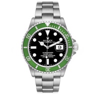 Rolex Rolex Submariner Kermit (Reference 16610LV). A stainless steel automatic wristwatch with date.