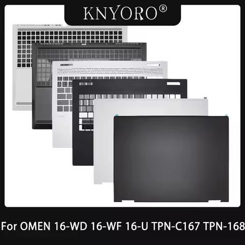New For OMEN 16-WD 16-WF 16-U TPN-C167 TPN-168 Laptop LCD Back Cover Upper Palmrest Top Case Bottom 