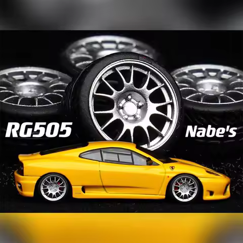 Chika 1/64 Wheels with Rubber Tires Luxury Model Car Modified Parts JDM VIP For Hotwheels Tomica Min