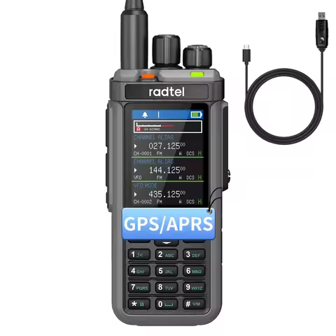 Radtel RT-880G Aprs+Gps 10w Ham Radio with AM USB LSB CW CB HF UHF VHF LW MW SW SSB , 1024 Channels,