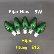HIJAU LOMBOK 5W GREEN LAMP GREEN E12/ CHIYODA C75 5W GREEN E12/ DECORATIVE LAMP CHILI DECORATION LAM