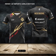 JERSEY KAOS BAJU GAMING G2 ESPORTS WORLD EDITION