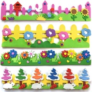Long Fence Craft Fence 3d Wall Decoration Decoration Decoration Eva Foam Fence Wall Decoration Kinde