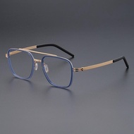 Firada thời trang Acetate Kính Retro thoải mái Titan nguyên chất kính mắt sang trọng Kính mắt theo t