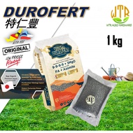 SNT DUROFERT 9-9-9-9 + 3MgO Organic Fertilizer 1kg  Baja 肥料 化肥 Fertilize Agriculture Farming Plantat