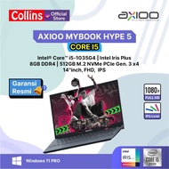 laptop axioo mybook hype 5 i5-1035g4 8gb/16gb 512gb 14  fhd ips w11 - ram 8gb