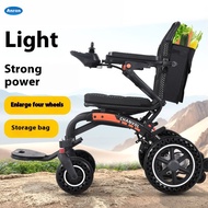 Anron Electric Wheelchair Lightweight Foldable Portable For Elderly Airplane Smart Mobility Scooter 