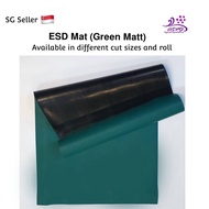 ESD Mat tabletop floor (SG) Green Matt Electrostatic discharge  Electronic working mat ESD Control M