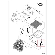 BOBCAT S630 SKID STEER LOADER TOP 6# RADIATOR HOSE