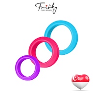 Dream Loop Trio - Multi-Colour Flexible Silicone Rings (3pcs), Adult Male Penis Sex Toys
