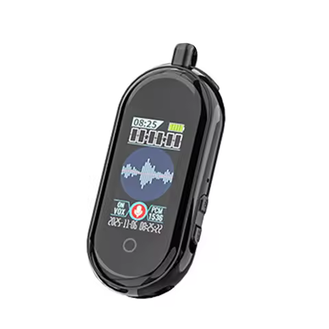 3In1 Smart High-Definition Recorder 1.05In Screen 64GB HD Audio Record Device TYPE-C Charging for Cl