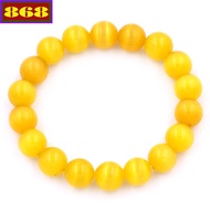 Yellow opal bracelet, bead bracelet