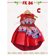 9M 12M 18M 24M 2Y - ELSA ANNA FROZEN DRESS BABY GIRL FLOKIDS FK86