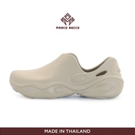 Marco Rocco MR8019 เหมาะสำหรับผู้ชาย ผู้หญิง รองเท้าแตะ สลิปออน EVA เสริมส้น สวยเท่แบบไม่ซ้ำใคร สินค