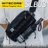 NITECORE SLB03 Crossbody Men's Bag 500D Nylon Casual Lightweight Strap Bag Waist Bag
