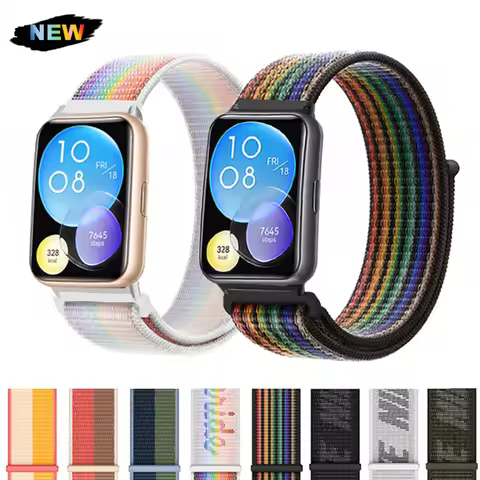 Nylon Loop Band For Huawei Watch Fit 2 Strap Smartwatch Accessories Replacement Wristband Correa Bra