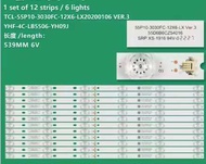 หลอด Backlight TCL 55ใหม่ 55C7000A 12*55 นิ้ว 55C716 แถบไฟ 55P10-3030FC-12x6-LX Ver.3 55D6B6CZ54016