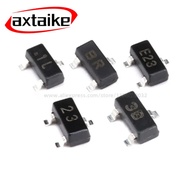 100pcs BC856 3B 2SC2412 BR BC848C 1L S9018 J8 DTC143ZCA E23 DTC143ECA 23 SOT-23 SMD Transistor Brand